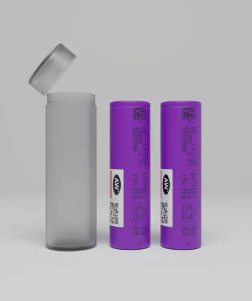 AW 18650 30S 3000mAh Battery- Purple