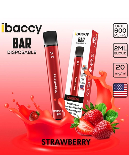 iBaccy Bar 600 Puffs Disposable Vape Pod Device 20MG