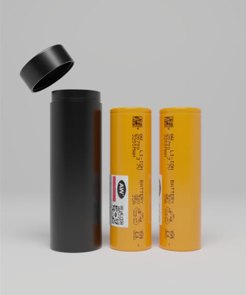 AW 20700 32V 3200mAh Battery Yellow